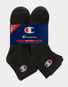 Champion Double Dry Moisture Wicking Champion Logo 6-Pack Ankle Socks