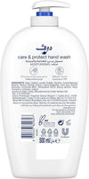 DOVE Care & Protect Moisturising Hand Wash, 100% sensitive skin friendly, Original, with ¼ moisturising cream, 500ml