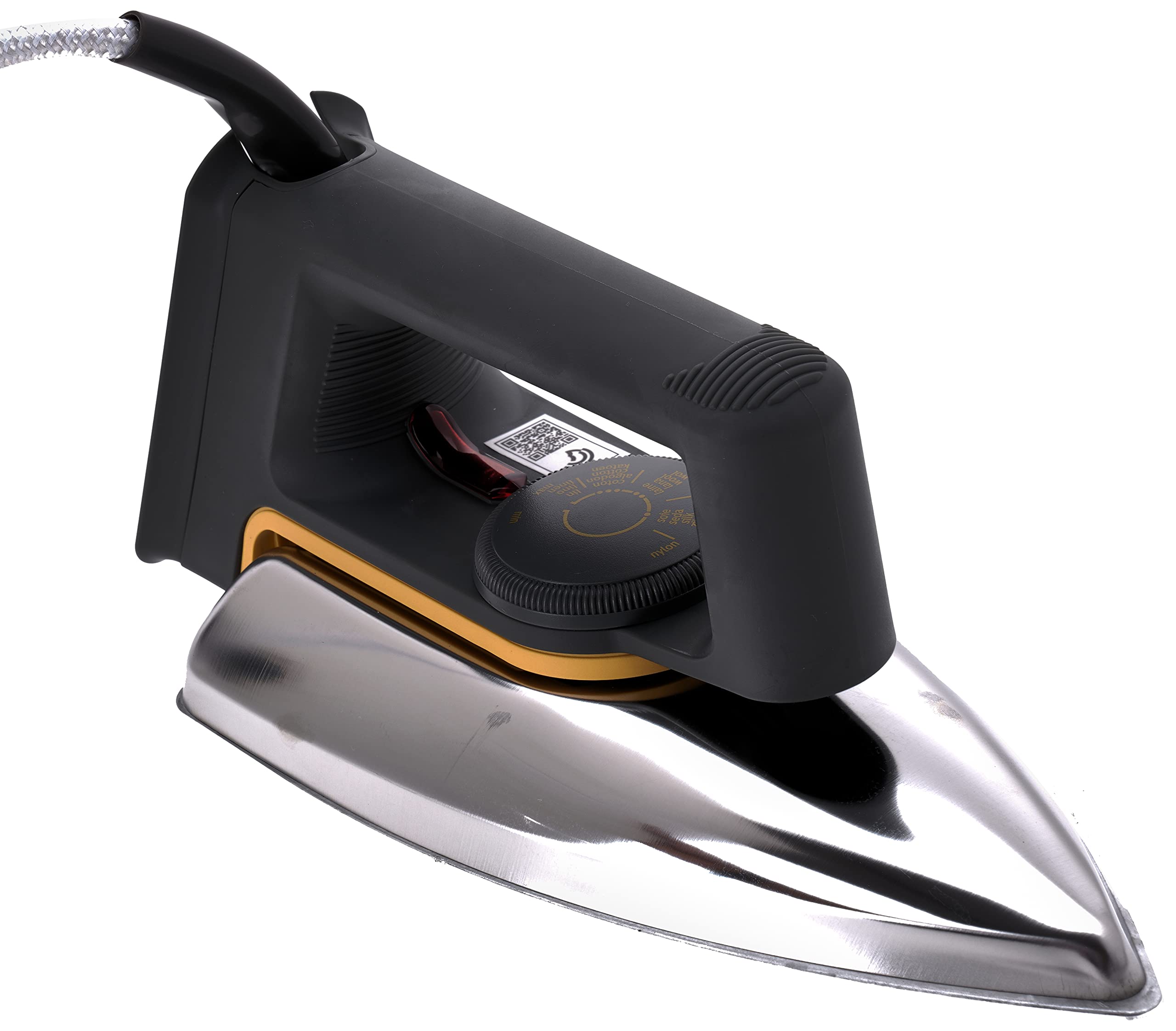 PHILIPS Dry Iron - Non-Stick & Scratch Resistant Aluminum Soleplate - 1000W - 50/60Hz - Classic HD1172/27