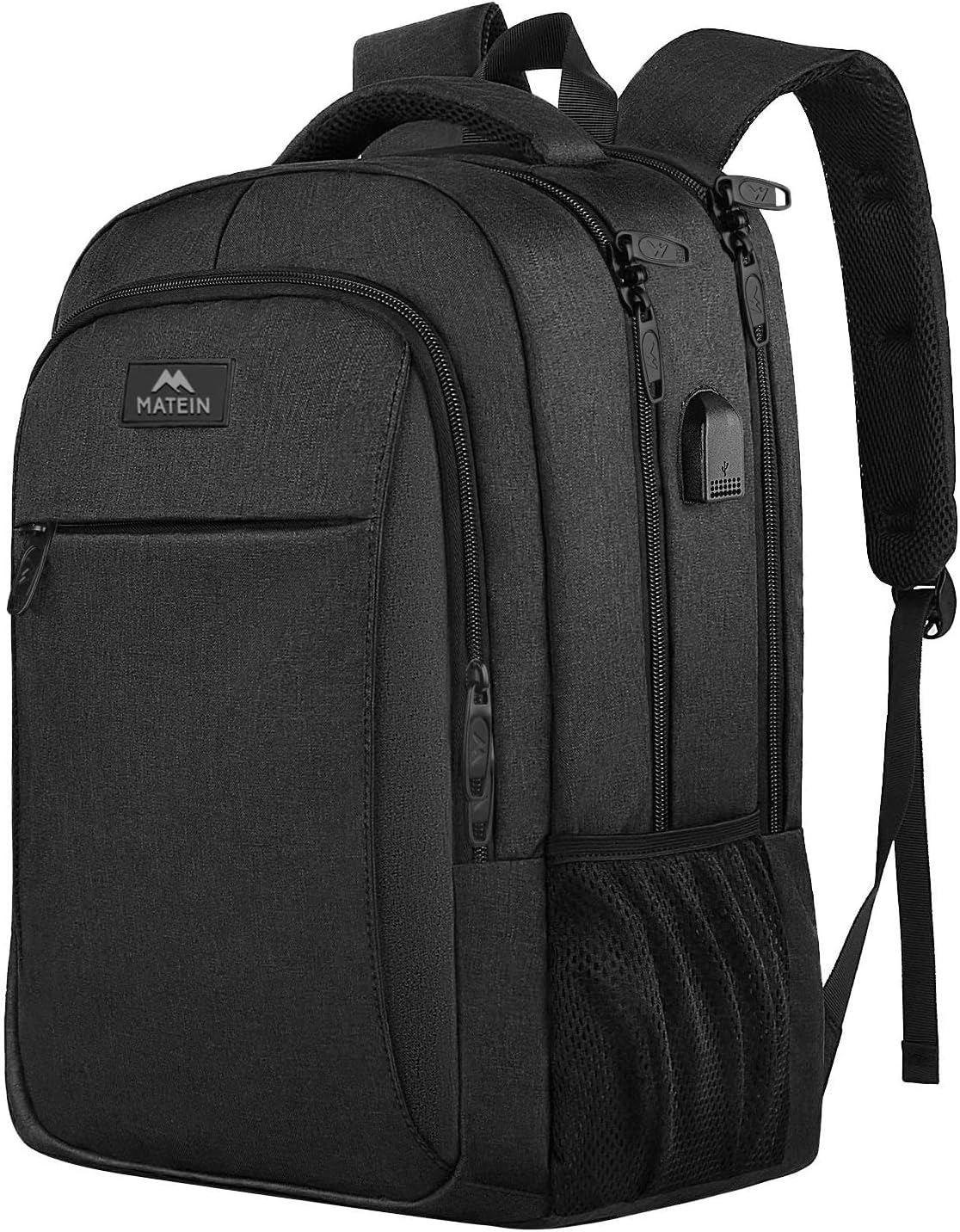 Travel Laptop Backpack,Business Anti Theft Slim Durable Laptops Backpack with USB Charging Port,Water Resistant College School Computer Bag for Women & Men Fits 15.6 Inch Laptop and Notebook
