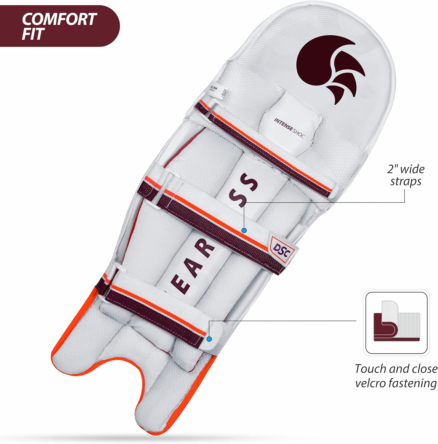 DSC Intense Shoc Cricket Batting Legguard Youth Right