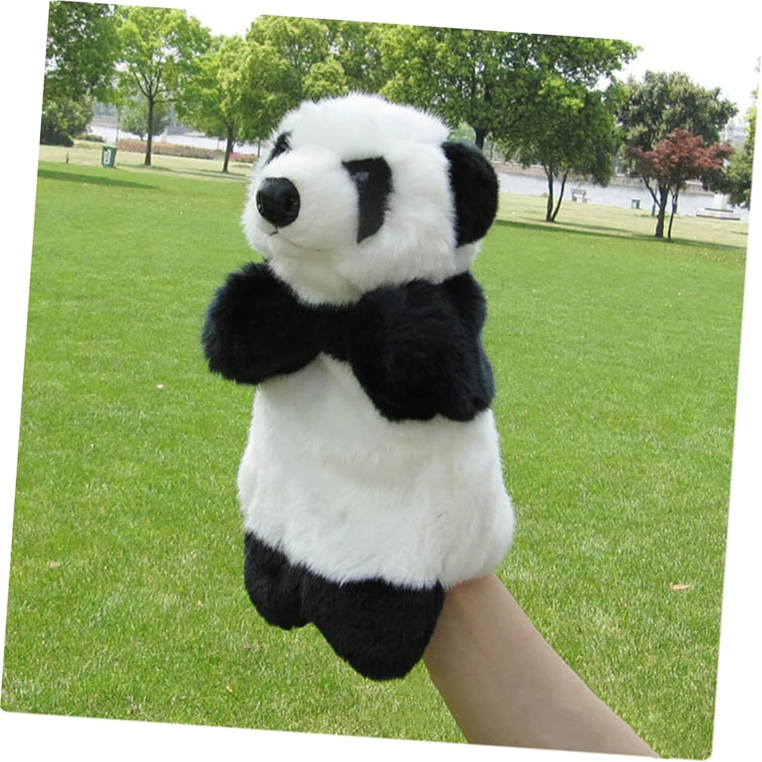 Bolivia's Hand Puppets, Panda Stuffed Animal Toy, Panda Plush Toys, Panda Hand Puppets Kids Toys, Cute Soft Plush Panda Toy, Panda Plush Interactive Toy for Boys Girls Age 4-8