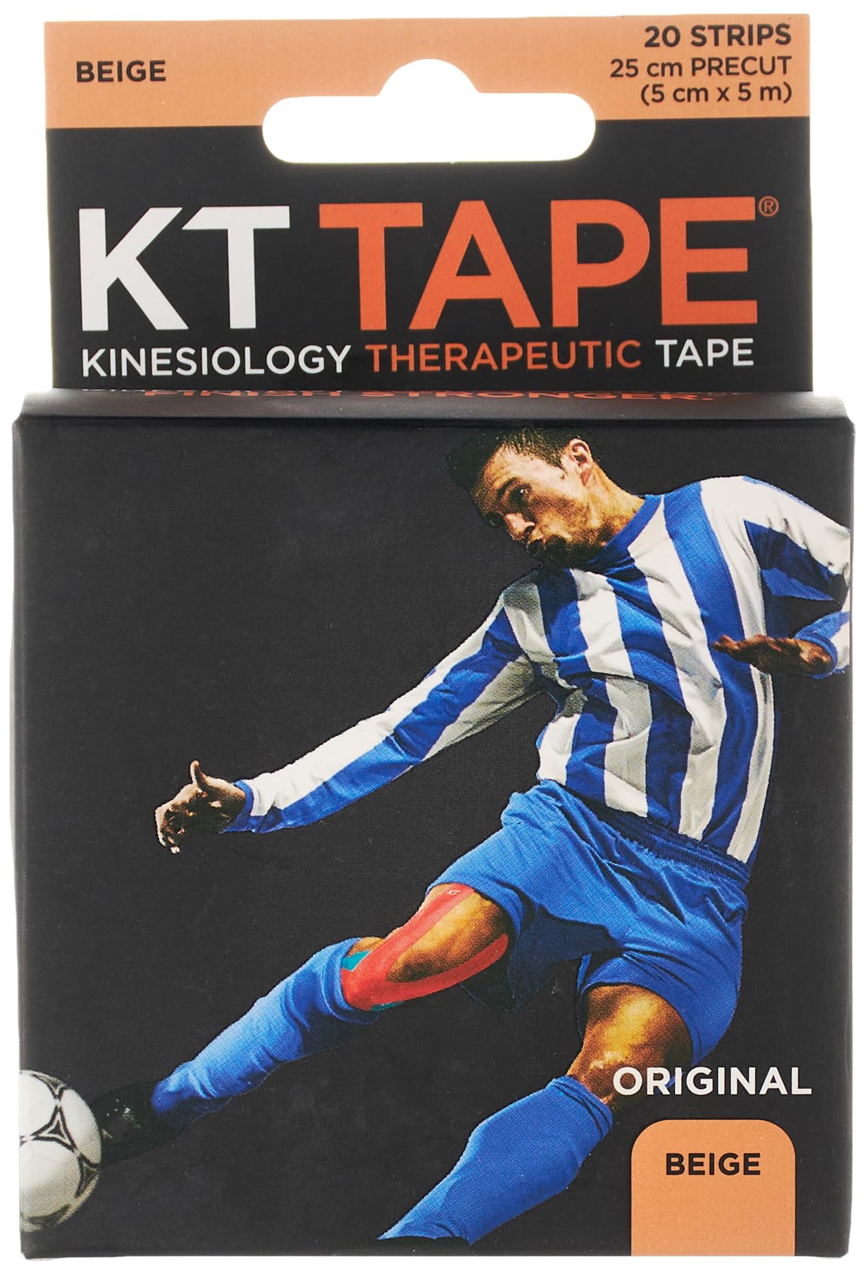 KT TAPE ORIGINAL PRE-CUT 20 STRIP BEIGE