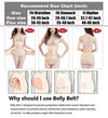 ChongErfei 3-in-1 Postpartum Support Waist Belt Shapewear Slimming Girdle, Beige, One Size