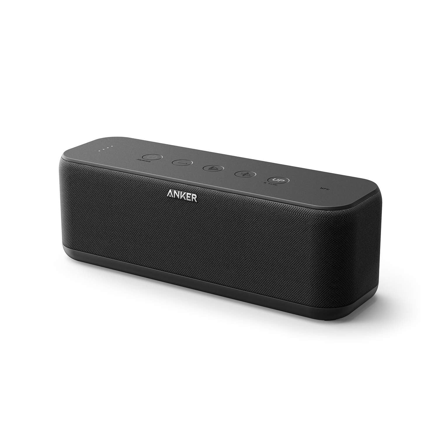 Anker 20W Portable Soundcore Boost IPX5 Water-Resistant Bluetooth Speakers with BassUp Technology and 12H Playtime for iPhone, Samsung and More