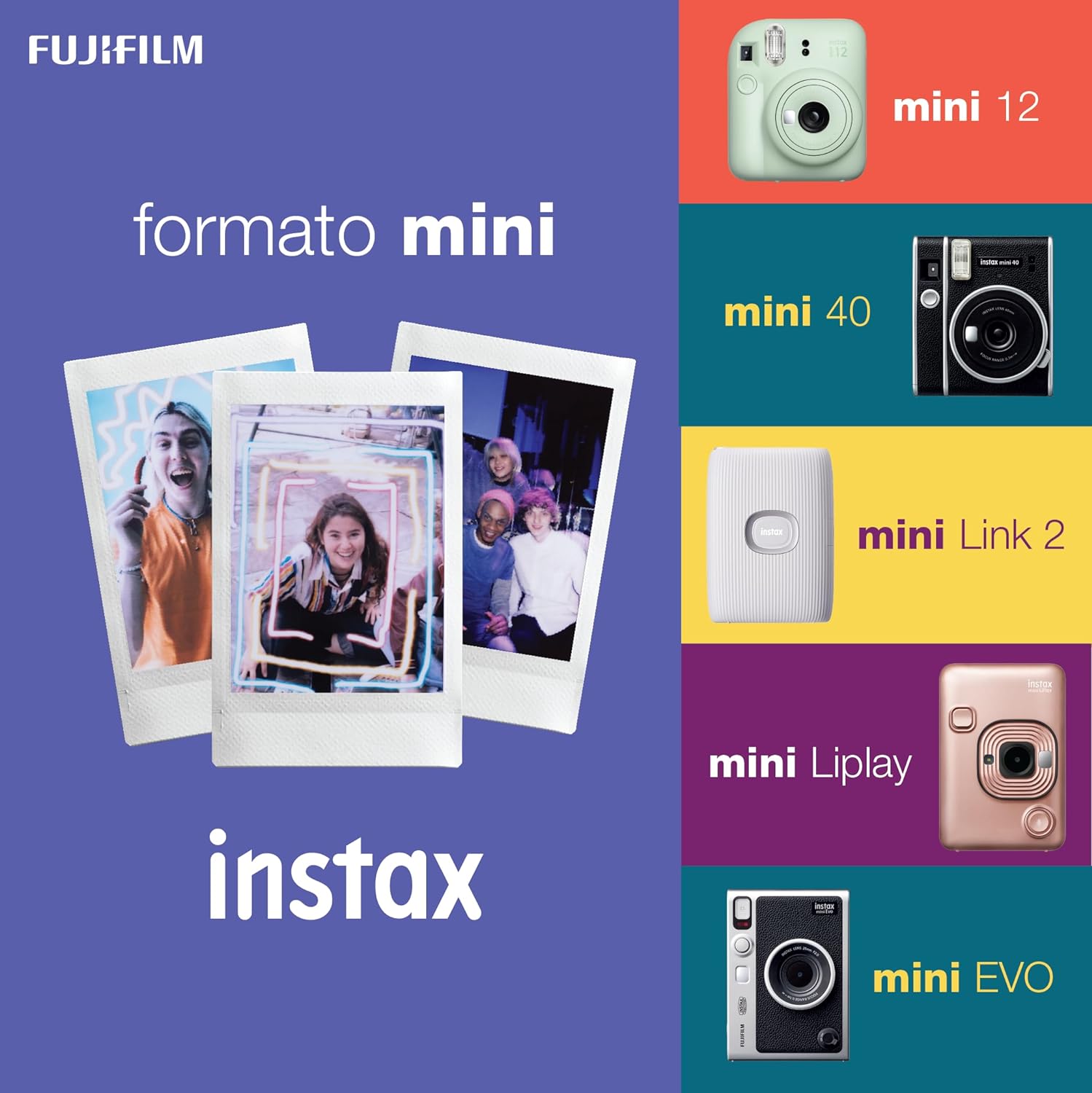 Fujifilm Instax Mini, 10 Sheet X 2 Pack, White