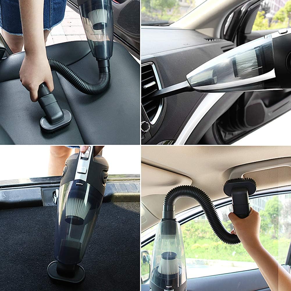 Car Vacuum Cleaner Wireless Car Dry Wet Dual-use Super Suction Vacuum Cleaner Home Handheld Vacuum Cleaner R-6053