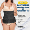 ChongErfei 3-in-1 Postpartum Support Waist Belt Shapewear Slimming Girdle, Beige, One Size