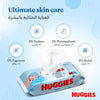 Huggies Pure Baby Wipes, 99% Pure Water Wipes, 12 Pack x 56 Wipes (672 Wipes)