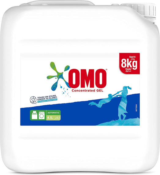 OMO Active Liquid Laundry Detergent, 4.1L for Top & Front Load Machines, Fresh Scent, 100% Effective Stain Removal