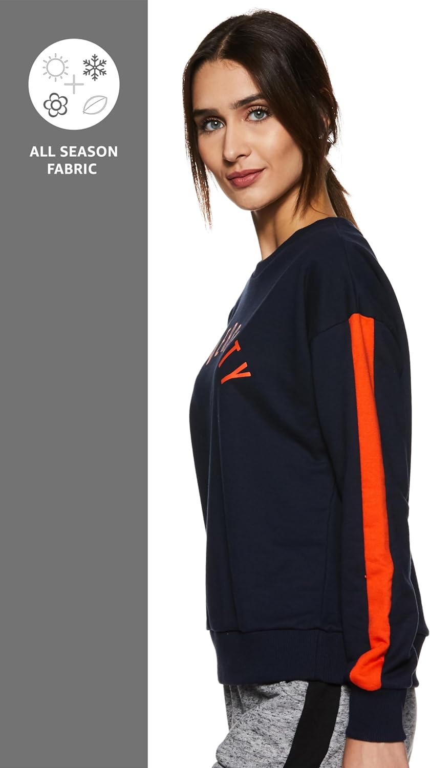 Symbol Women's Graphic Regular Fit Long Sleeve Terry Sweatshirt