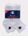 Champion Double Dry Moisture Wicking Champion Logo 6-Pack Ankle Socks