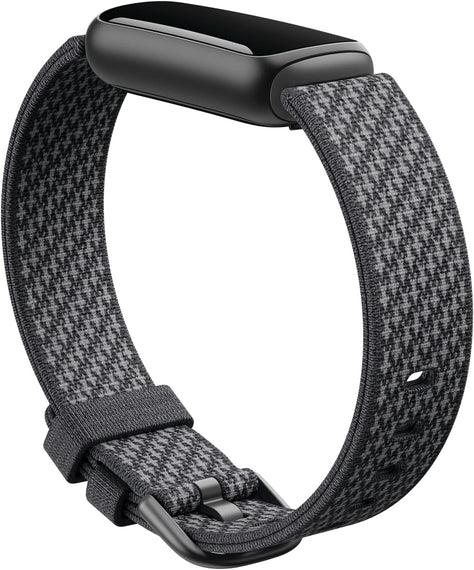 Fitbit Luxe Woven Accessory Band in Slate, Official Product, Large