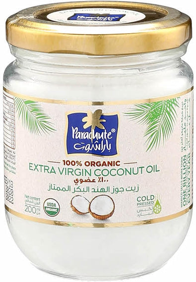 Parachute 100% Organic Extra Virgin Coconut Oil - 200Ml