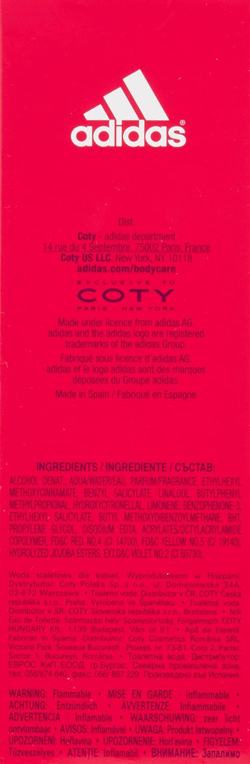 Adidas Fragrance Get Ready for Her Eau de Toilette, 1.7 Fluid Ounce