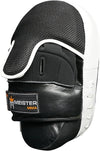 Meister MMA Cowhide Leather Curved Focus Mitts w/Wrist Support (Pair)