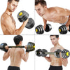 Adjustable-Dumbbells-(10 kg) Set,Free Weights Set with Connector,Fitness Exercises for Home Gym Suitable Men/Women