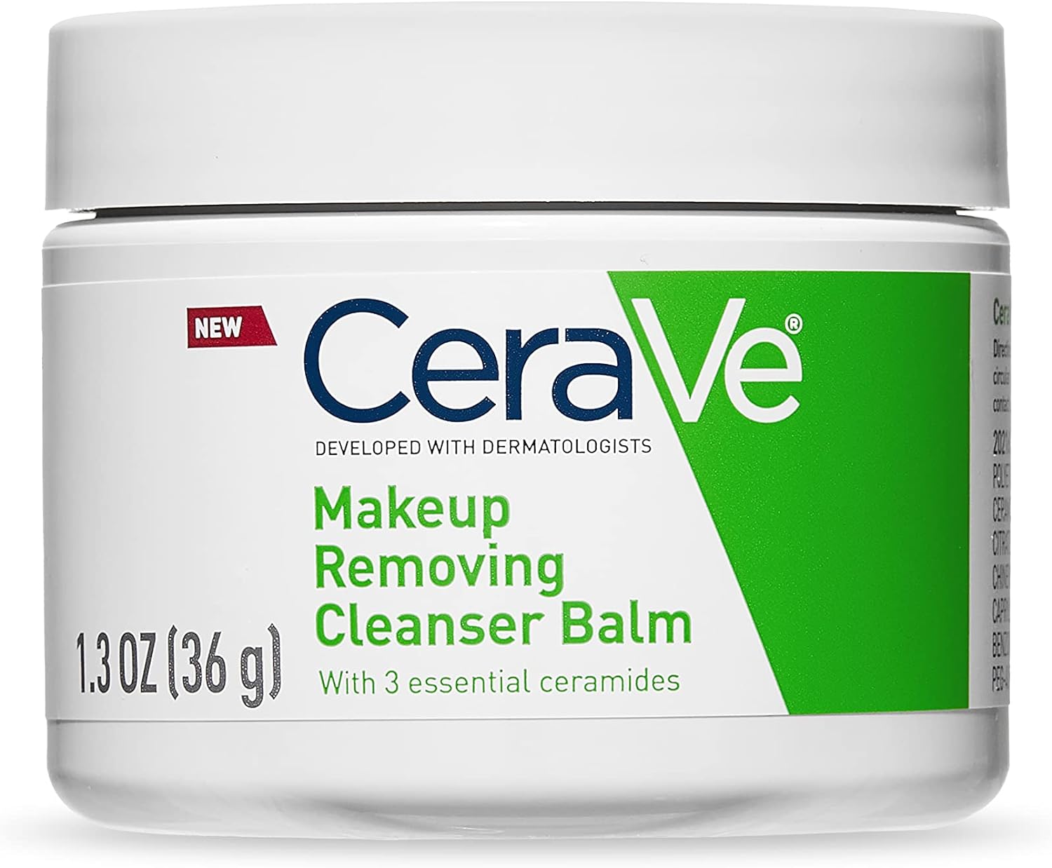 CeraVe Cleansing Balm | Hydrating Makeup Remover with Ceramides and Plant-based Jojoba Oil for Face Makeup | Non-Comedogenic Fragrance Free Non-Greasy Makeup Remover Balm for Sensitive Skin|1.3 Ounces