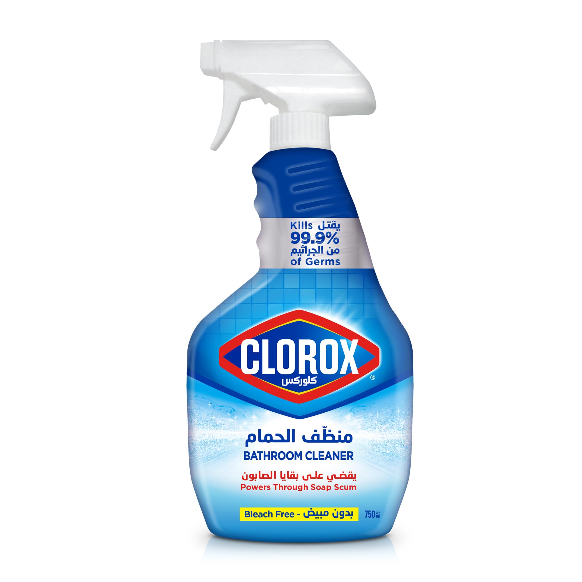 Clorox Bathroom Cleaner Spray, Kills 99.9% of Germs, 750ml