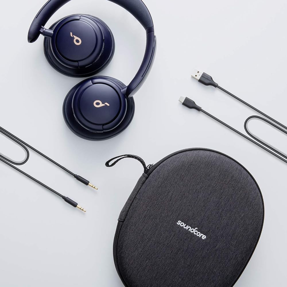 Anker Soundcore Life Q30 Hybrid Active Noise Cancelling Headphones Bluetooth with Multiple Modes, Hi-Res Sound Bluetooth Headphones, Custom EQ via App, 40H Playtime, Multipoint Connection