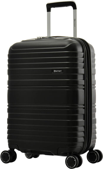 Eminent Wheeled Suitcase TPO Hard Case Lightweight and Robust Travel Case 4 Quiet 360° Wheels TSA Lock Telescopic Handle Minimalist & Modern KH16 (Carry-On 20-Inch, Black)