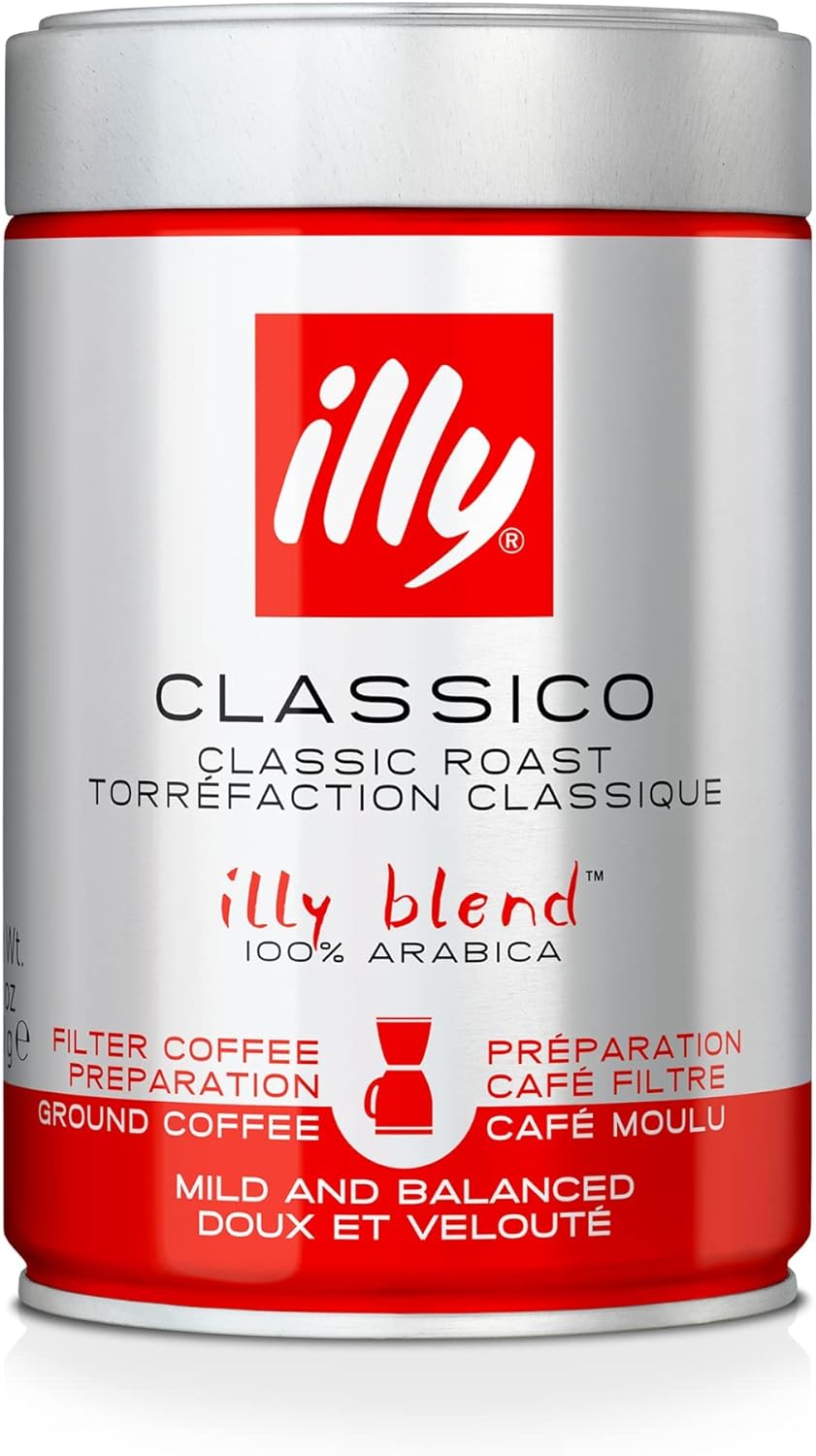 Illy Classico Classic Roast Filter Coffee, 250 G