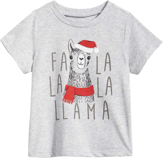 First Impressions Toddler Boys Llama-Print T-Shirt, 12 Month - Grey