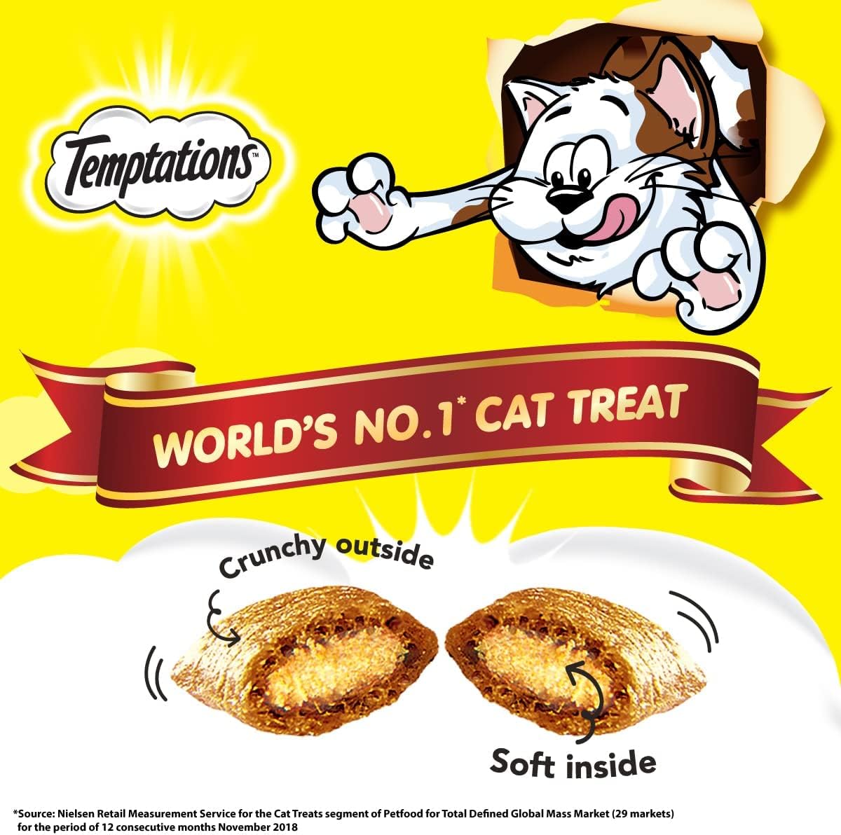 Temptations Savory Salmon Cat Treats 75g