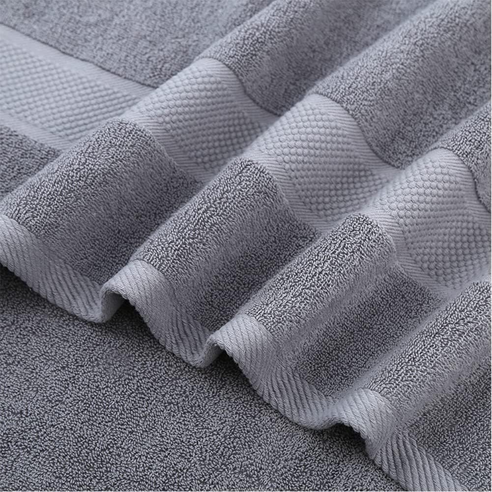 KASTWAVE Premium Cotton Bath Hand Towels for Bathroom Combed Cotton Hand Towels Absorbent Soft Cotton Hand Towels for Bathroom, Hand & Face Washcloths Set, Soft Absorbency and Fade Resistant Quick Dry