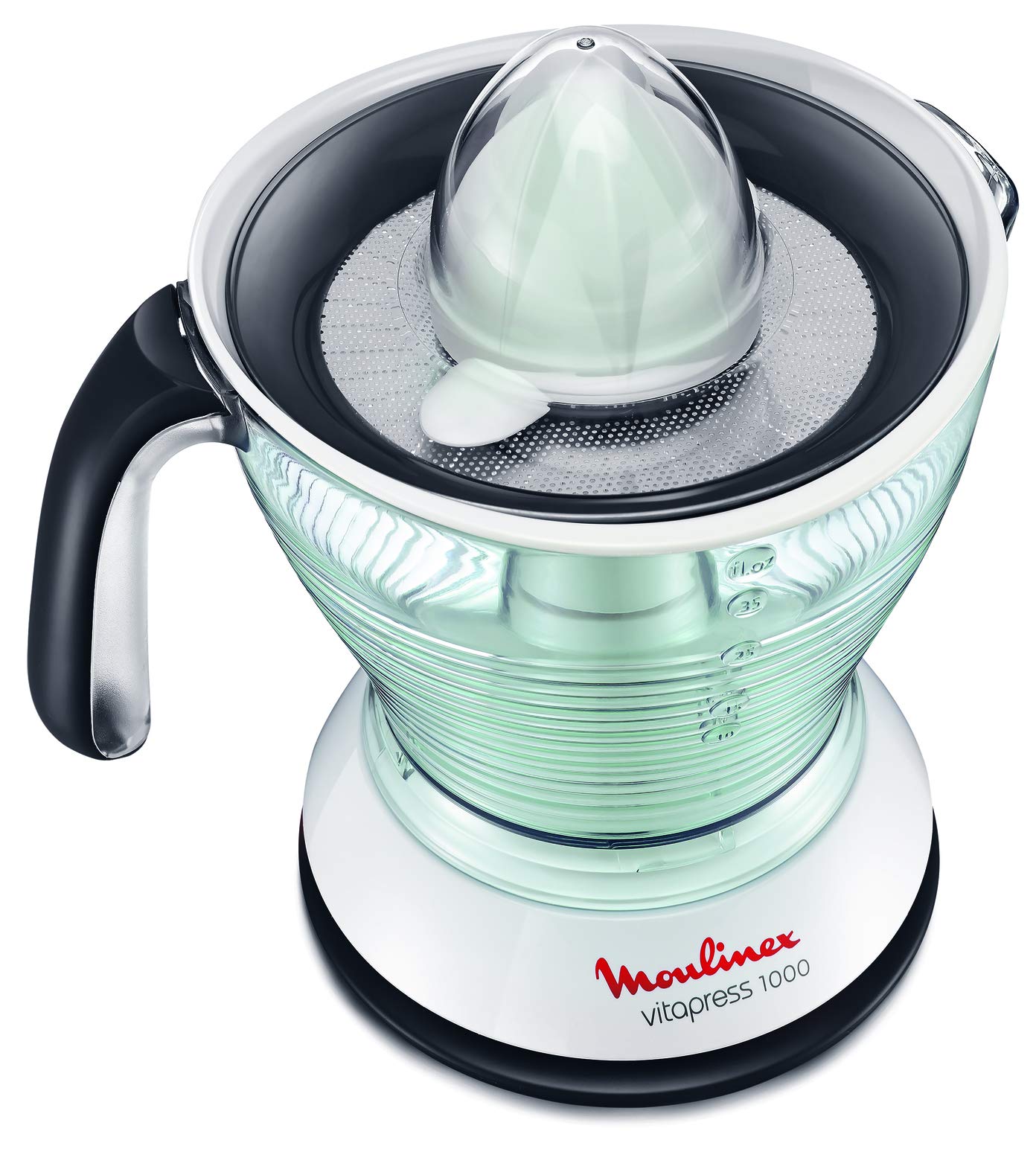 MOULINEX 1 Litre Citrus Press, 25 Watts, White/Black, Plastic, PC302B27