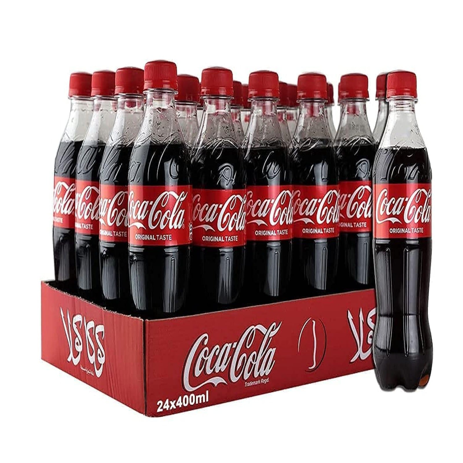 Coca Cola Regular Carbonated Soft Drink, Plastic Bottles, 24 x 400 ml Brand: Coca Cola
