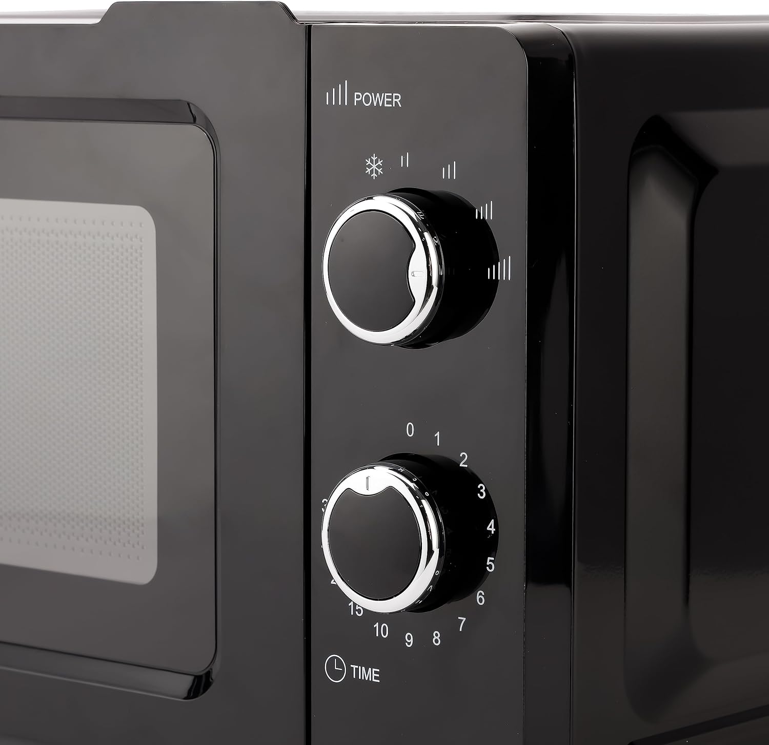 Geepas Microwave Oven With Easy Reheat Defrost Digital Display 20 L 1100 W GMO1899-20LS-BL Black