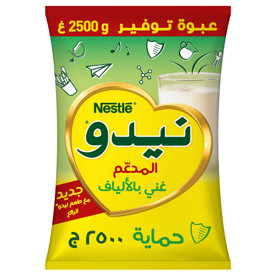 NIDO FULL CREAM MILK POWDER POUCH, 2250 G