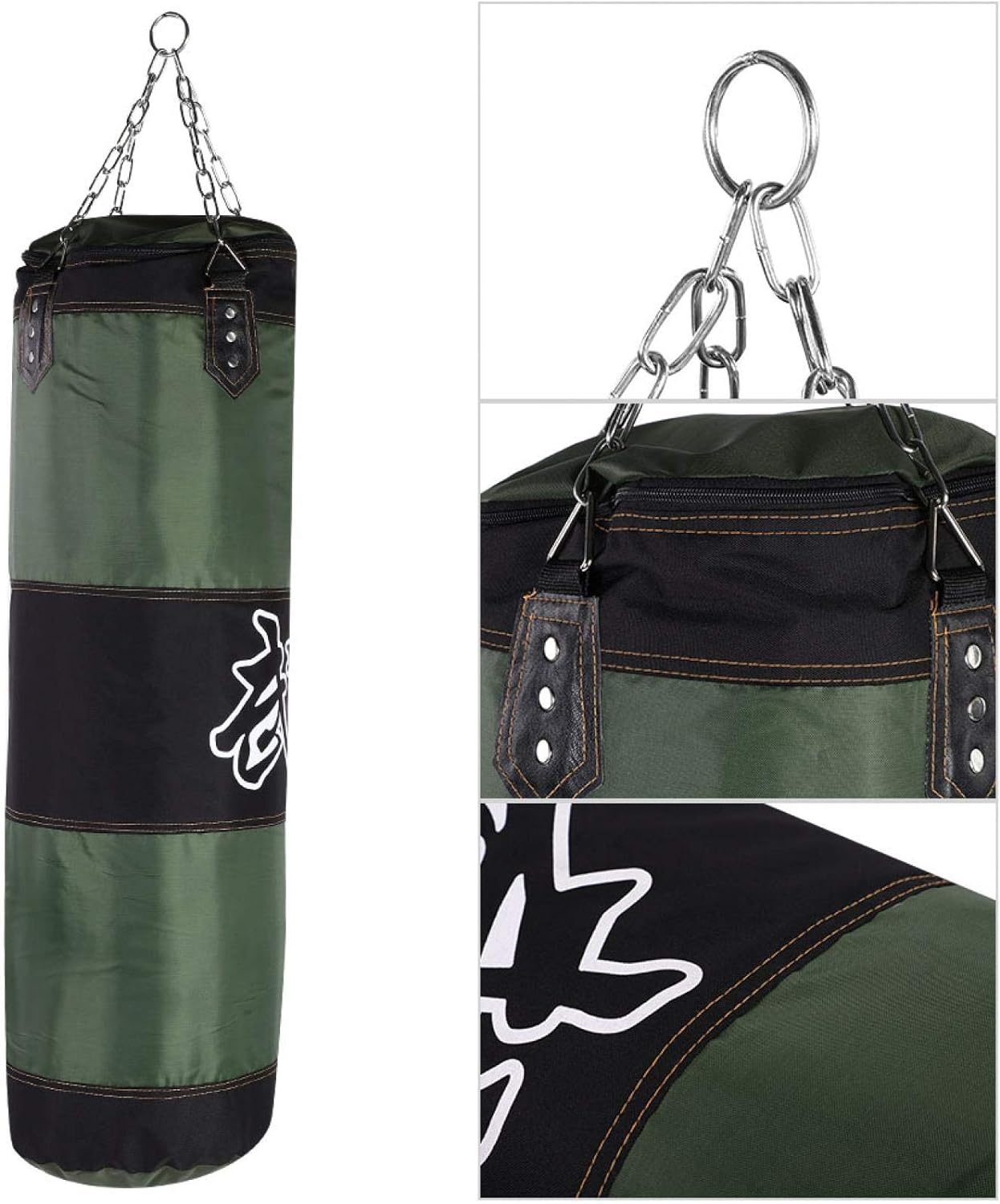Empty Boxing Bag, Boxing Fight Sandbag Empty Punching Bag Set Durable for Home for Kickboxing for Gym for Training