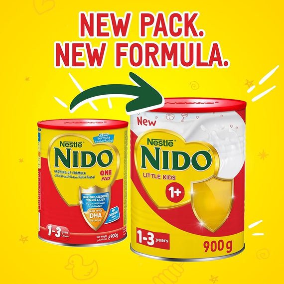 Nestle Nido One Plus Little Kids Stage 3, From 1 to 3 years, 900g