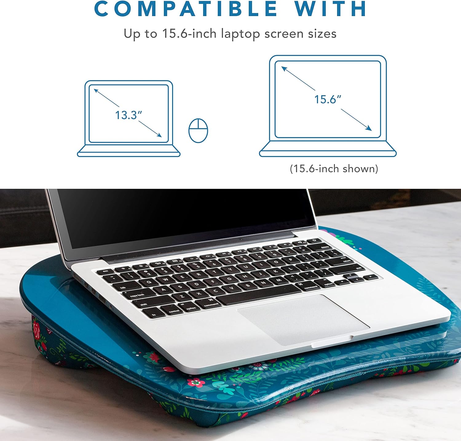 LapGear MyStyle Lap Desk - Big Ideas - Fits up to 15.6 Inch Laptops - Style No. 45311