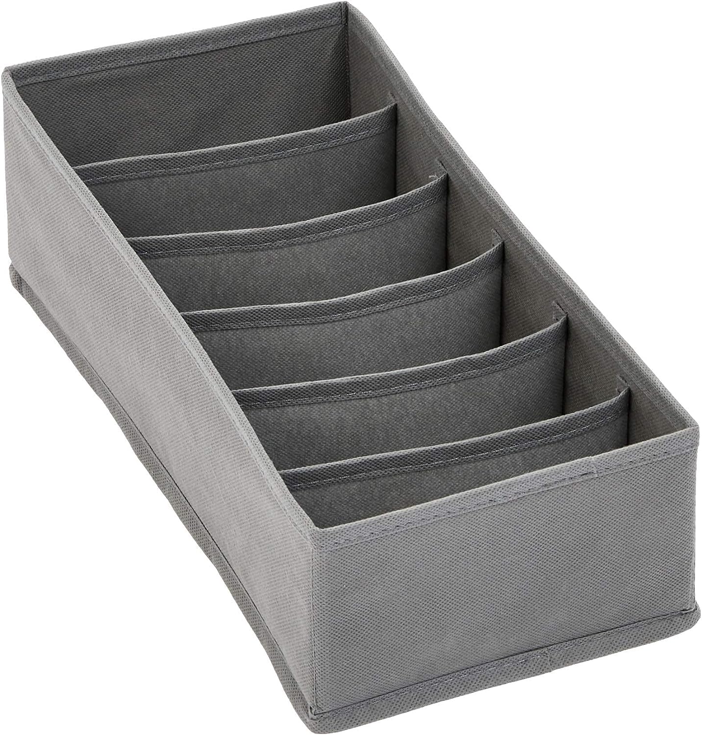 Basics Dresser Drawer Storage Organizer for Undergarments, Set of 4 - Gray