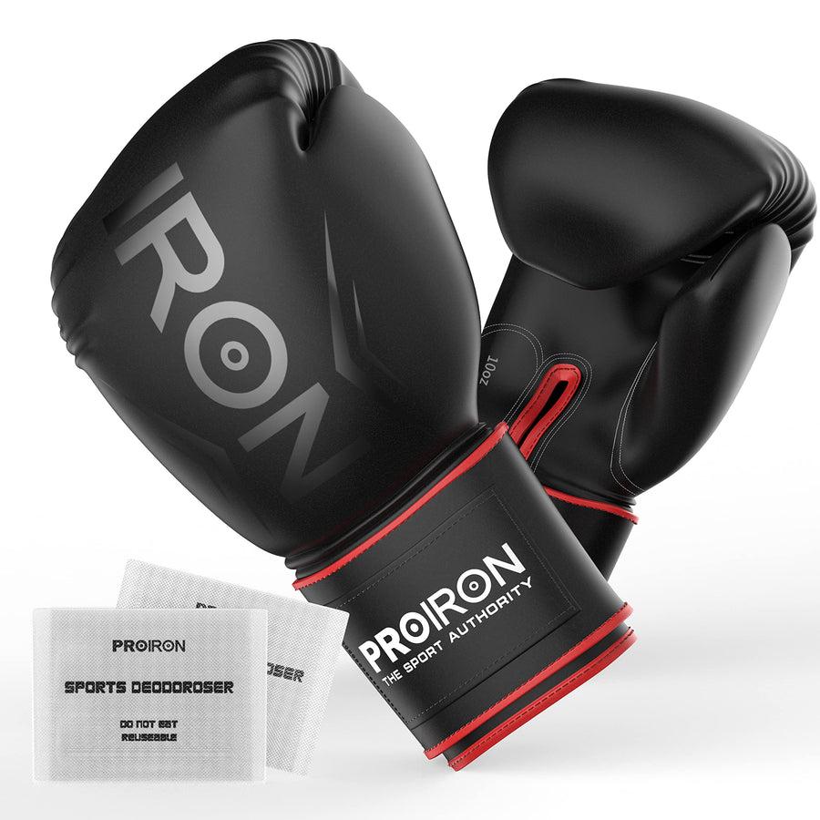 PROIRON Boxing Gloves MMA Punch Bag Training Mitts for Muay Thai, Sparring, Kickboxing, Fighting, Martial Arts, Workout Gloves 8oz, 10oz, 12oz, 14oz with Free