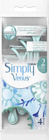 GILLETTE SIMPLY VENUS 2BLADES DISP.(8+4)12 PCS(WOMEN BLUE)