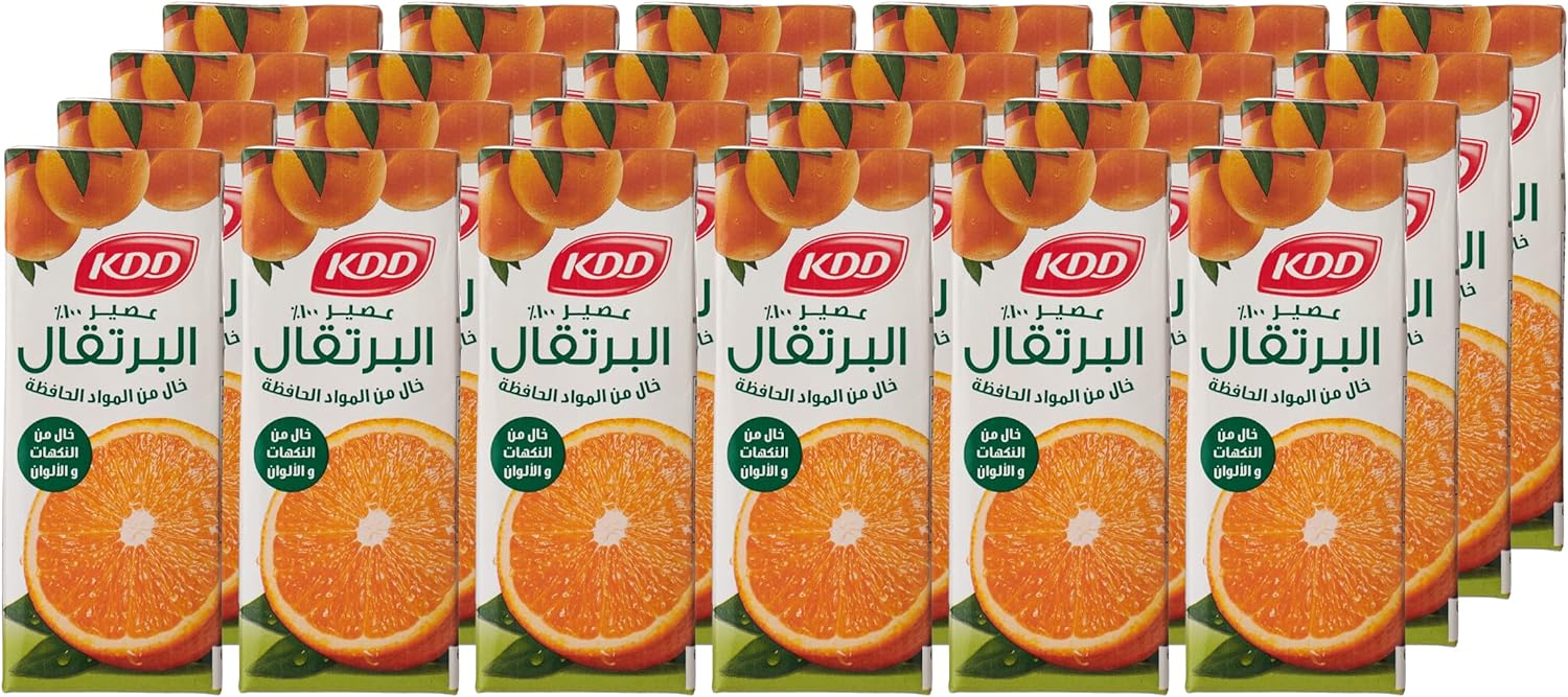 Kdd Natural Orange Juice, 24 X 180 ml- Pack of 1