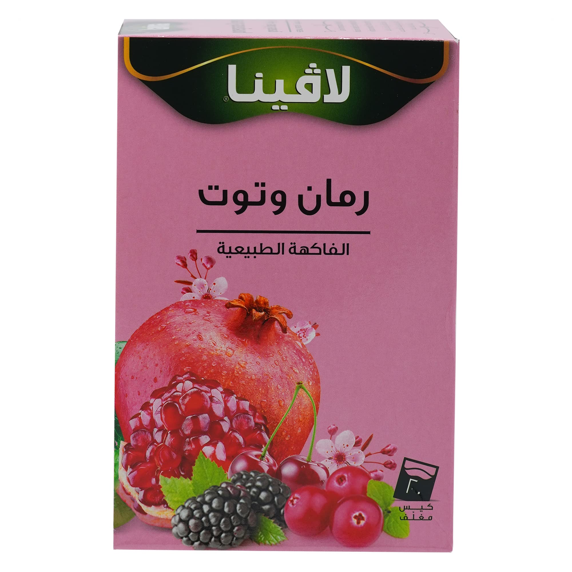 Lavina Pomegranate And Raspberry Tea Bags, 20 X 2G - Pack Of 1