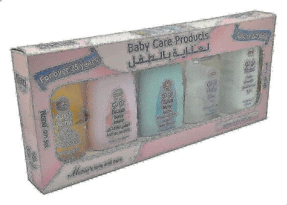Nunu Gift Set Baby Care Products, 200ml - Set of 5