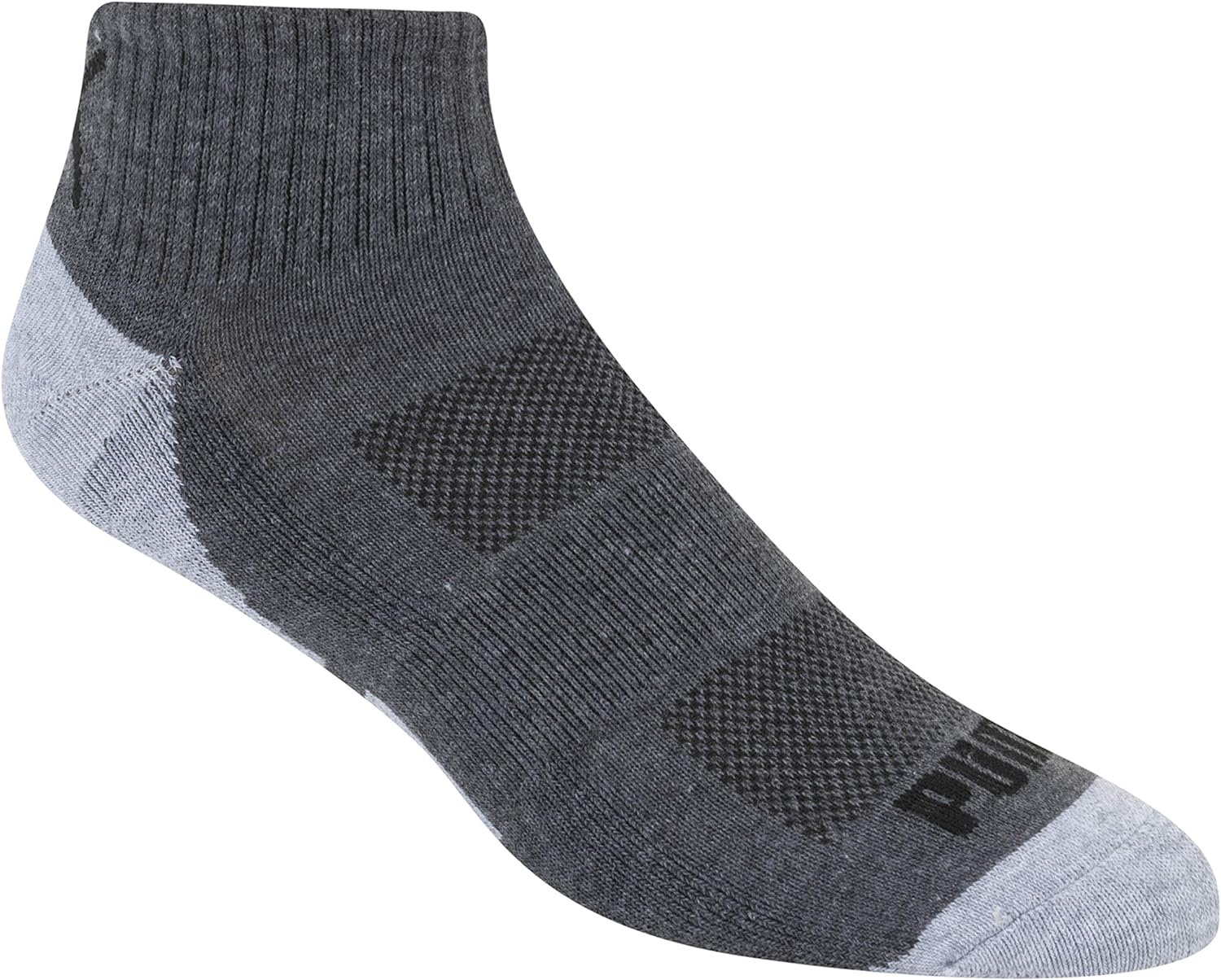 PUMA mens 6 Pack Quarter Crew Socks Men's Socks (pack of 6)