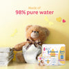 Johnson's Baby, Wipes, Extra Sensitive, 98% pure water, 3+1 packs of 56 wipes, 224 total count