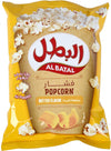 Al Batal Butter Popcorn for Snacks & Parties, 10 x 23g - Rich in Fibres, Microwaveable, Butter Flavour