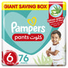Pampers Pants, Size 6, Extra Large, 16+ kg, Giant Saving Box, 76 Diapers