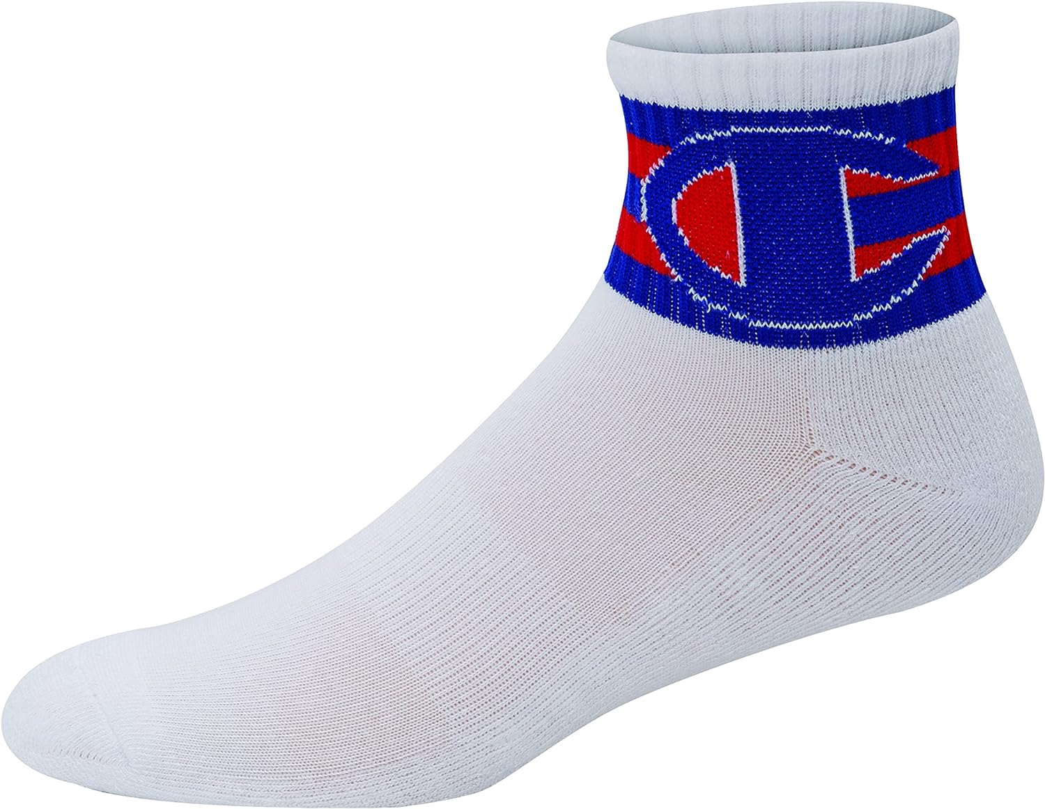 Champion Double Dry Moisture Wicking Champion Logo 6-Pack Ankle Socks