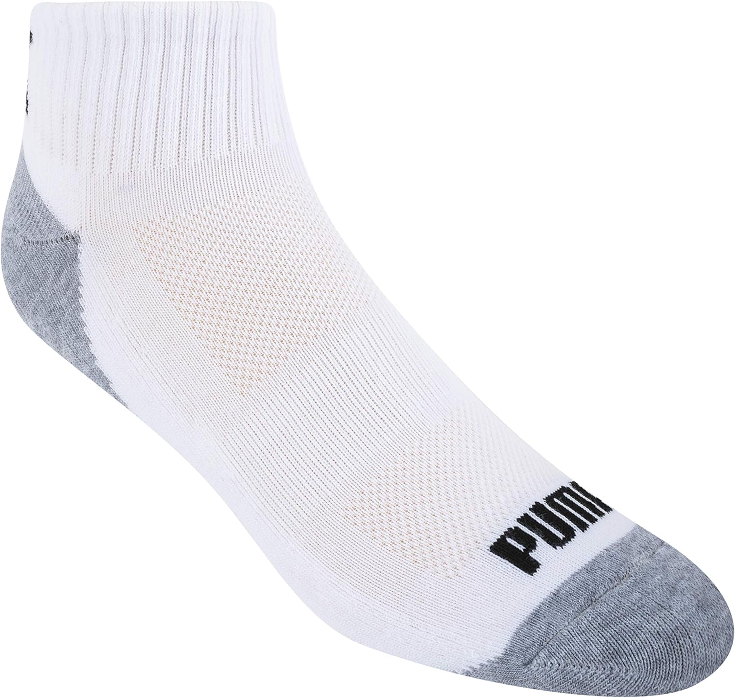 PUMA mens 6 Pack Quarter Crew Socks Men's Socks (pack of 6)