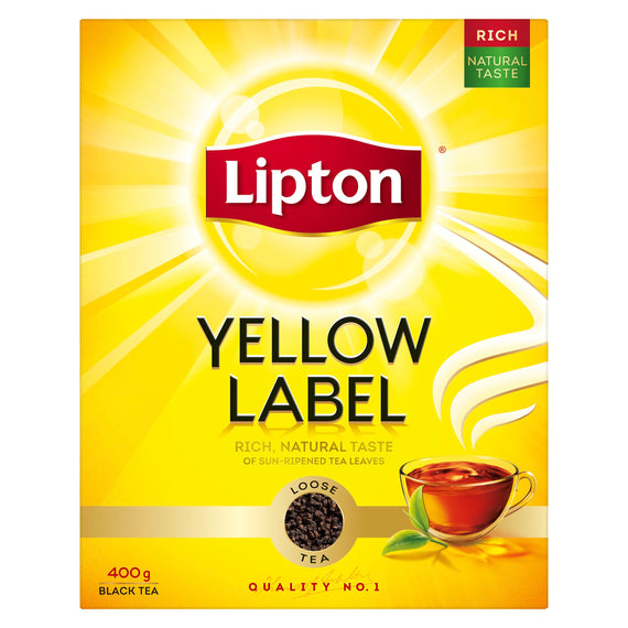 Lipton Yellow Label Black Tea Loose, 400g