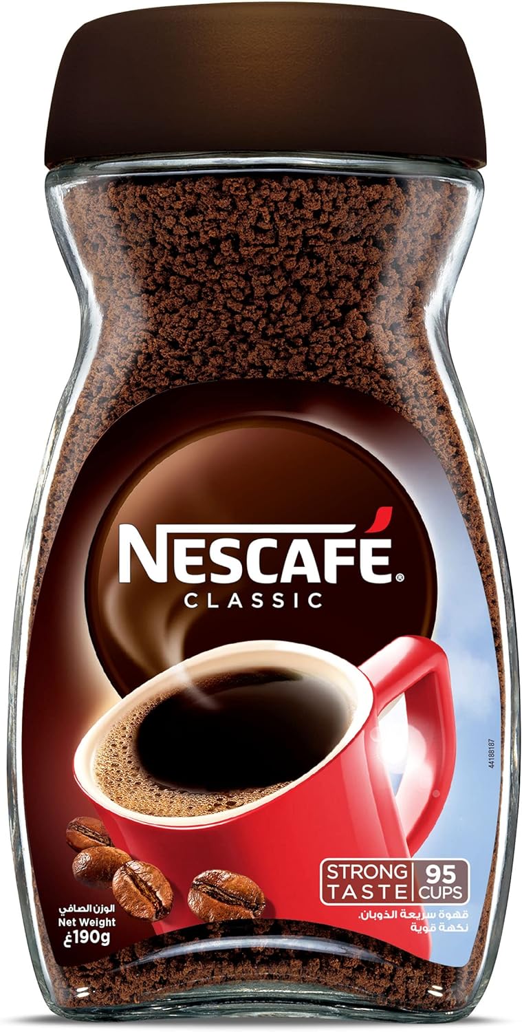 Nescafe Red Mug Instant Coffee Jar 190g